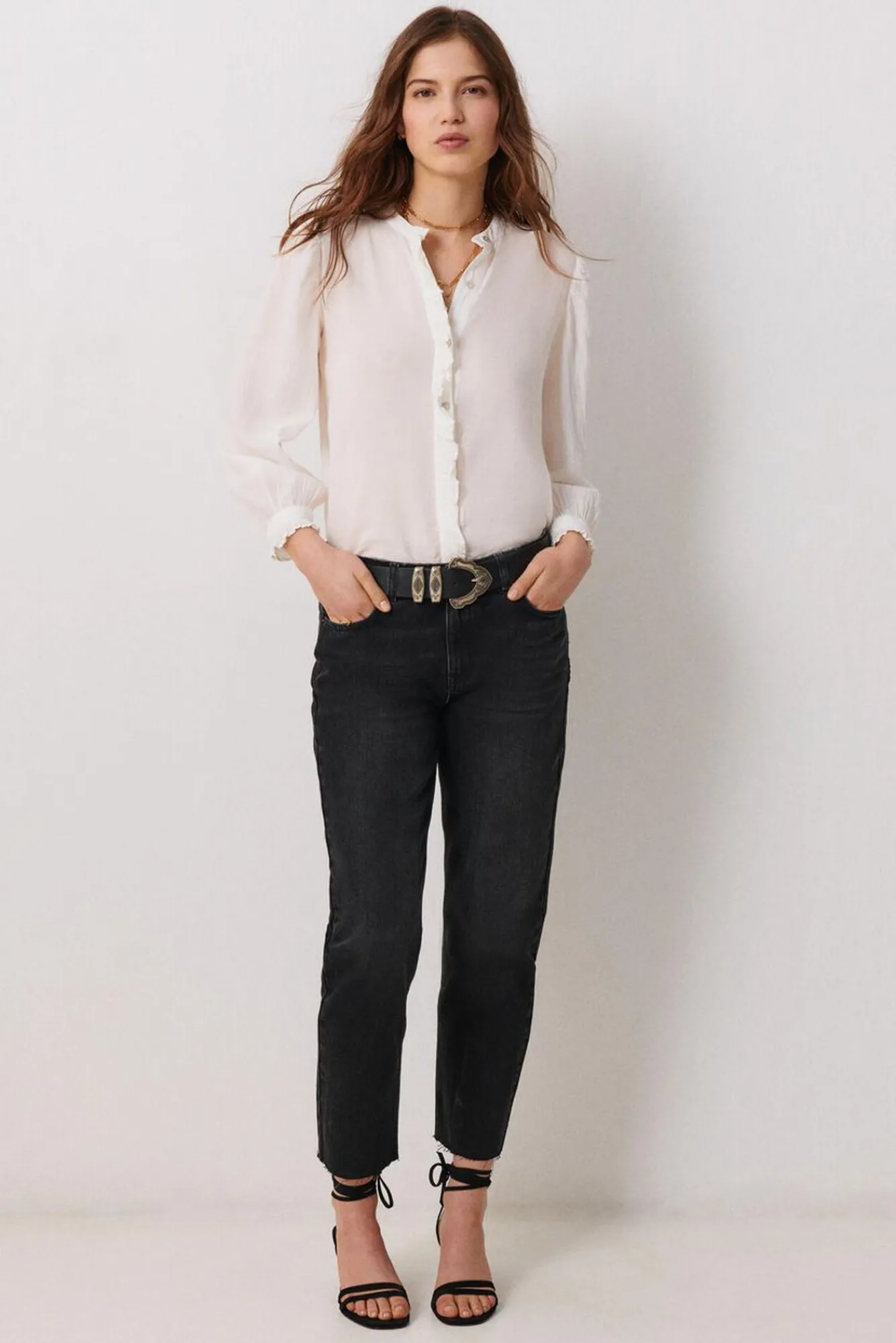 ba&sh Denim*Evan. Noir