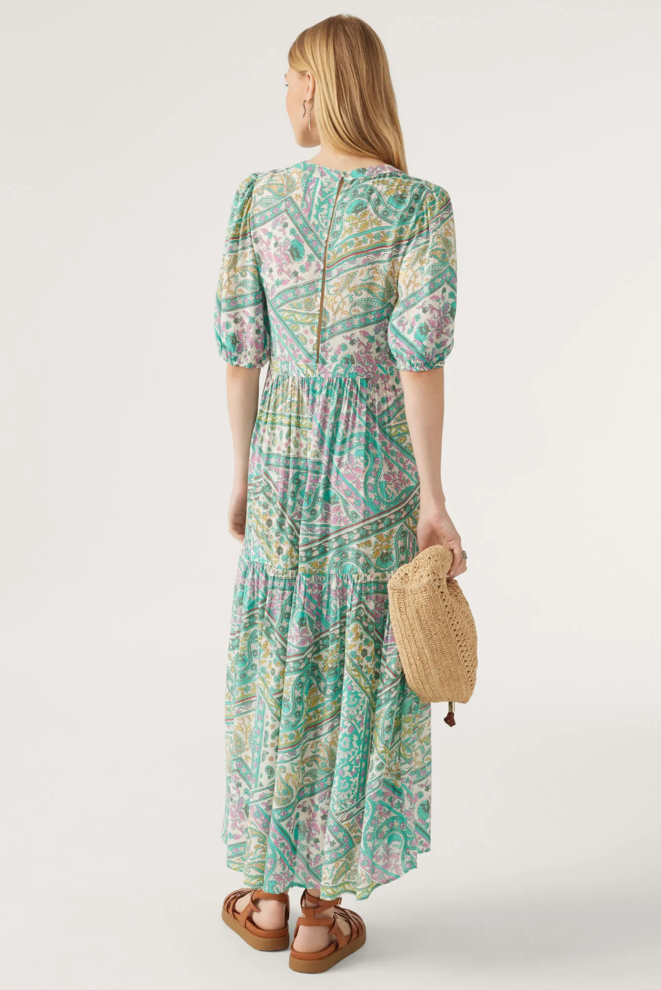ba&sh Robes*Falba. Vert