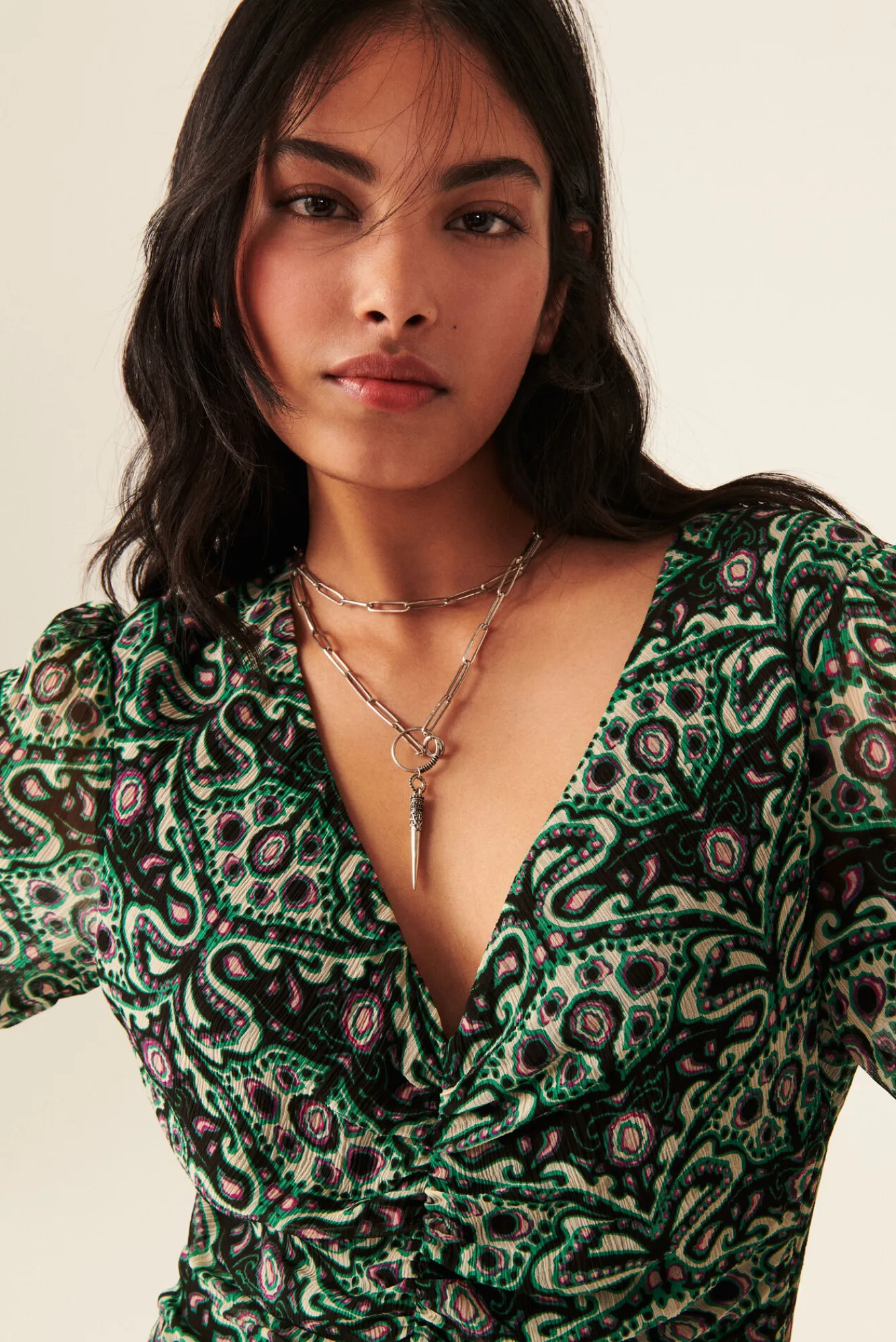 ba&sh Robes*Fanny. Vert