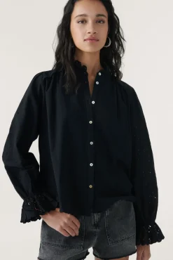 ba&sh Tops & Chemises*Feely. Noir