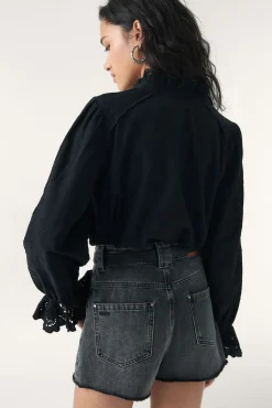 ba&sh Tops & Chemises*Feely. Noir