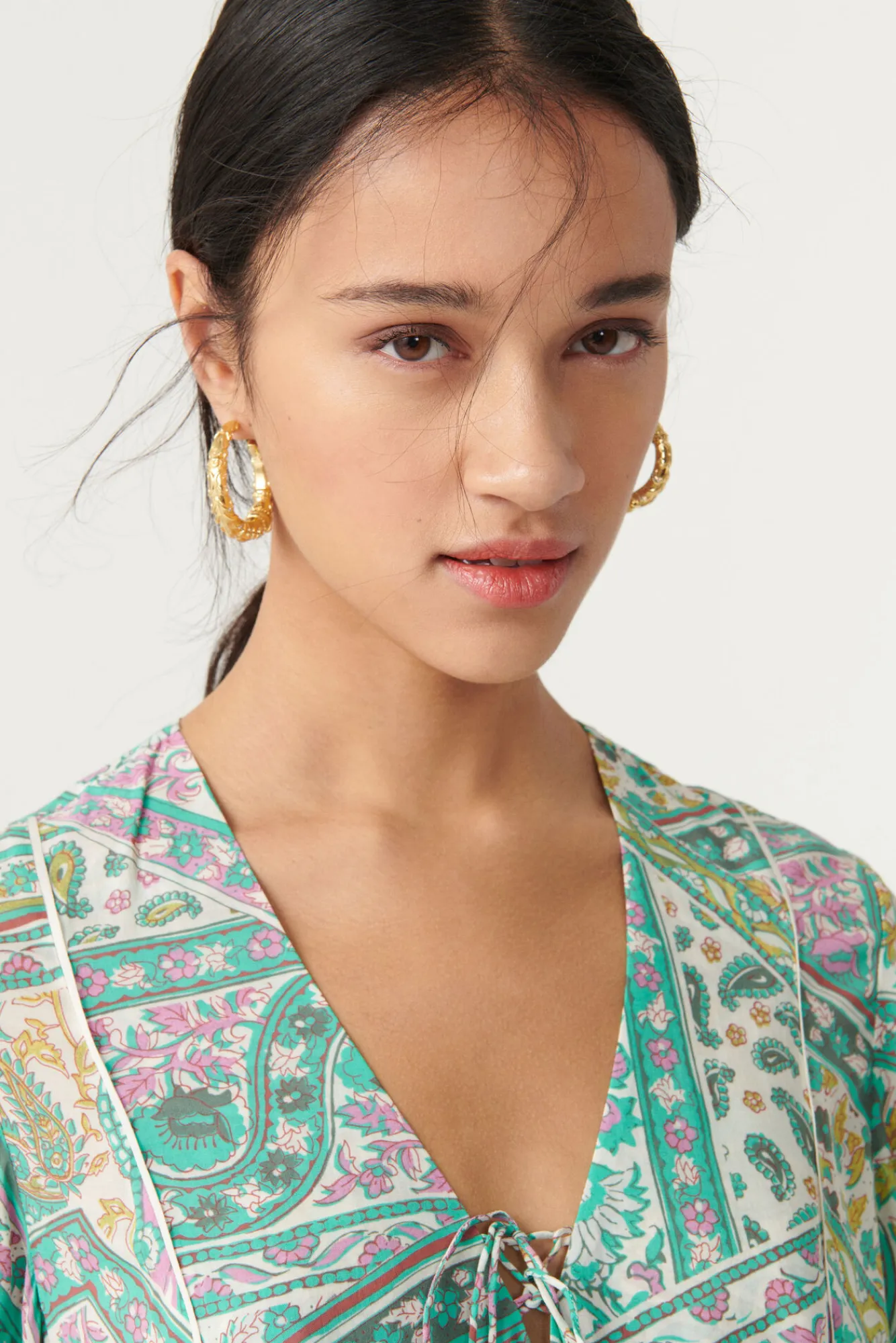 ba&sh Robes*Fleur. Vert