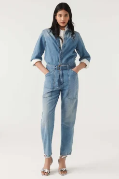 ba&sh Combinaisons*Frida. Bleu