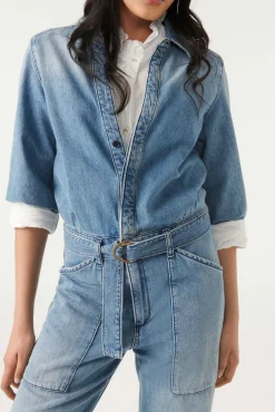 ba&sh Combinaisons*Frida. Bleu
