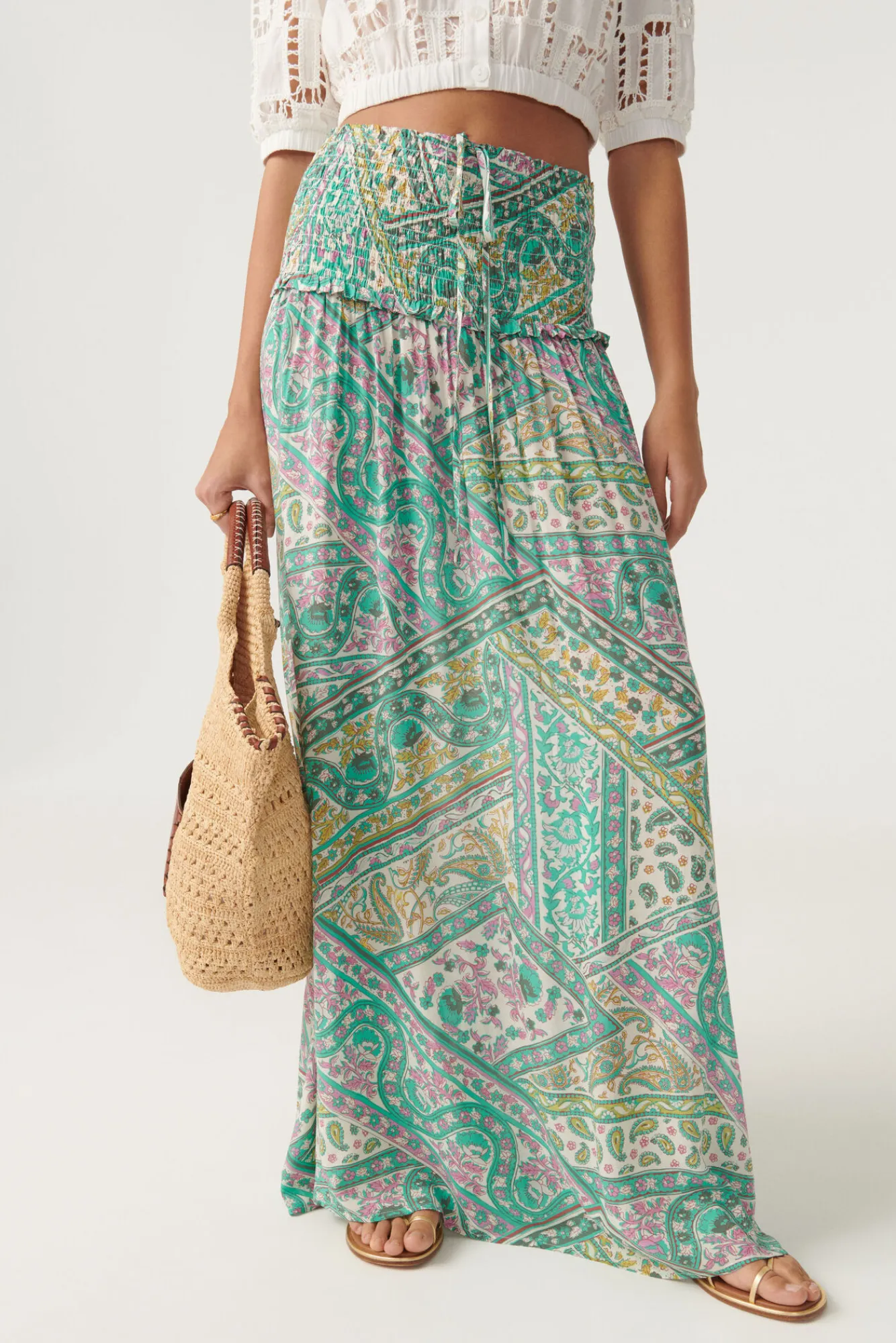 ba&sh Robes*Friska. Vert