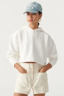 ba&sh Sweatshirts*Helia. Blanc Ecru