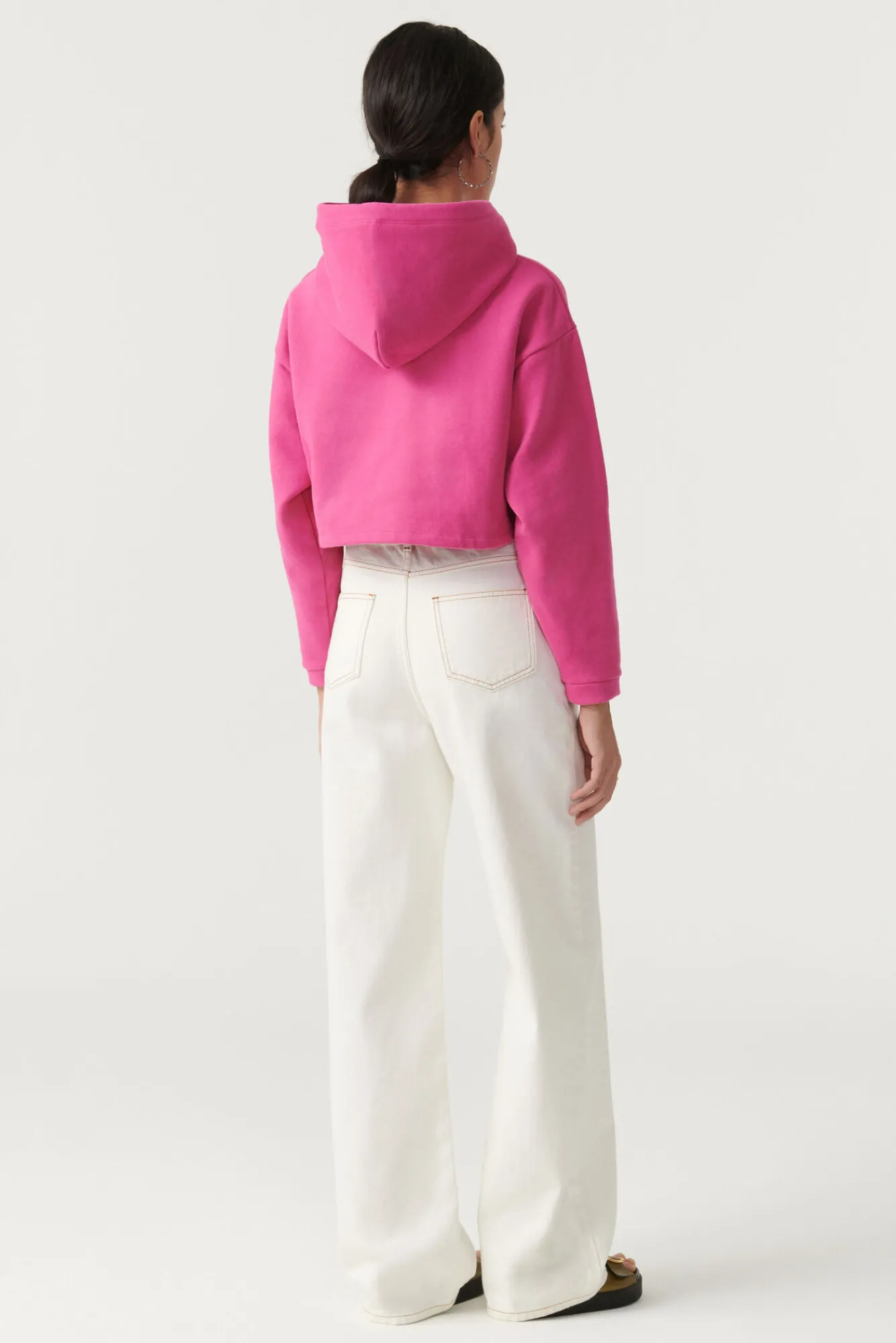 ba&sh Sweatshirts*Helia. Blanc Ecru