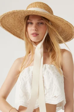 ba&sh Chapeaux & Casquettes*Hermione. Blanc