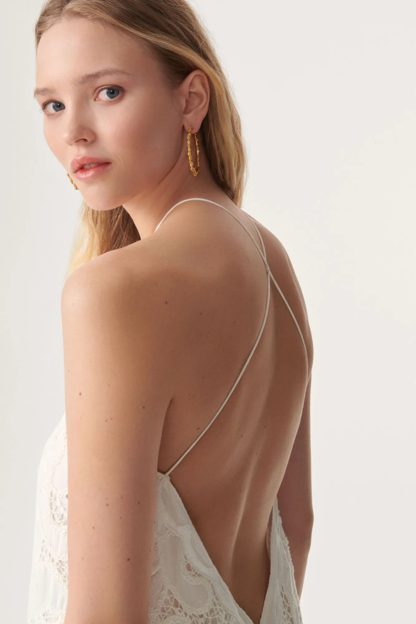 ba&sh Robes*Iana. Blanc