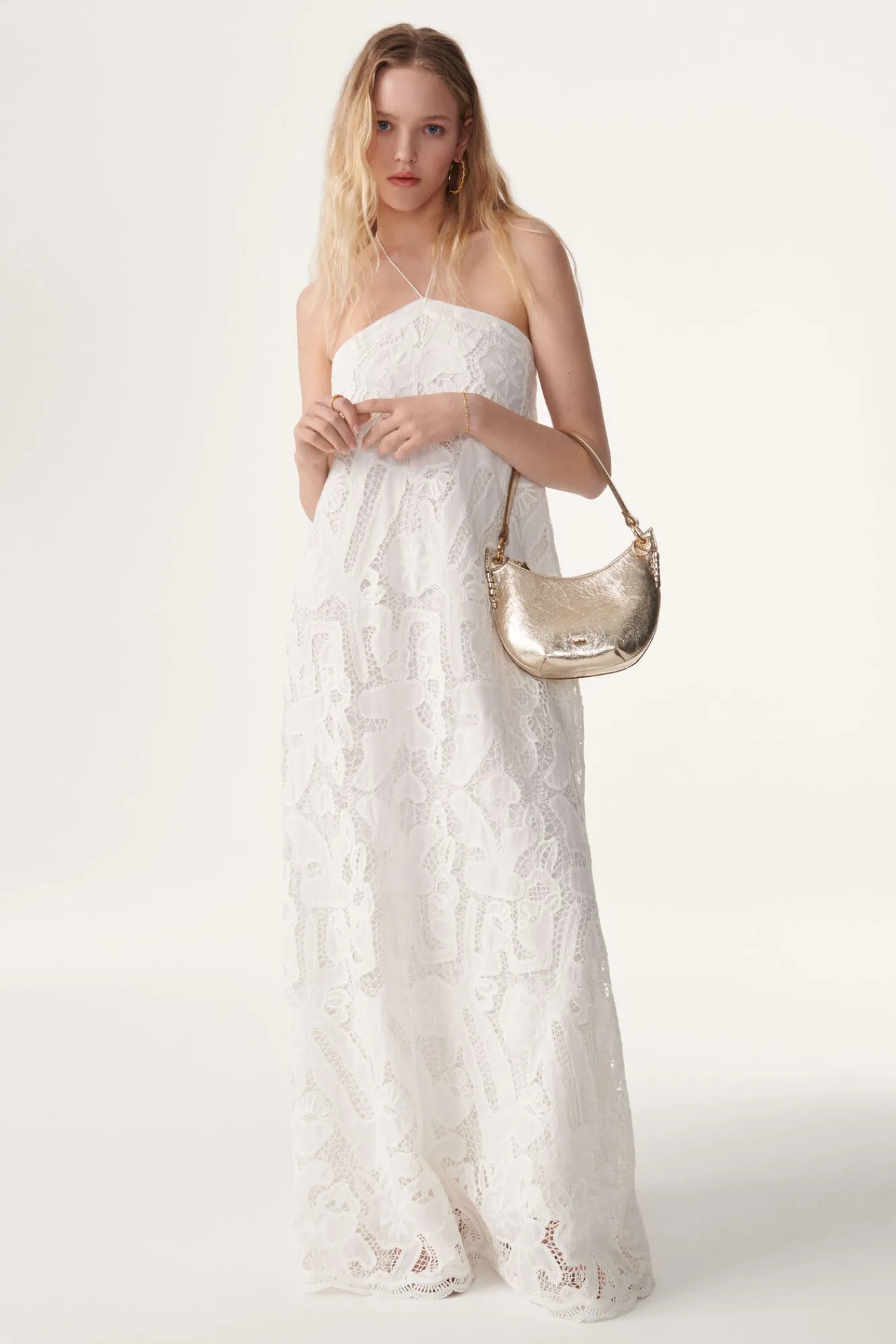 ba&sh Robes*Iana. Blanc