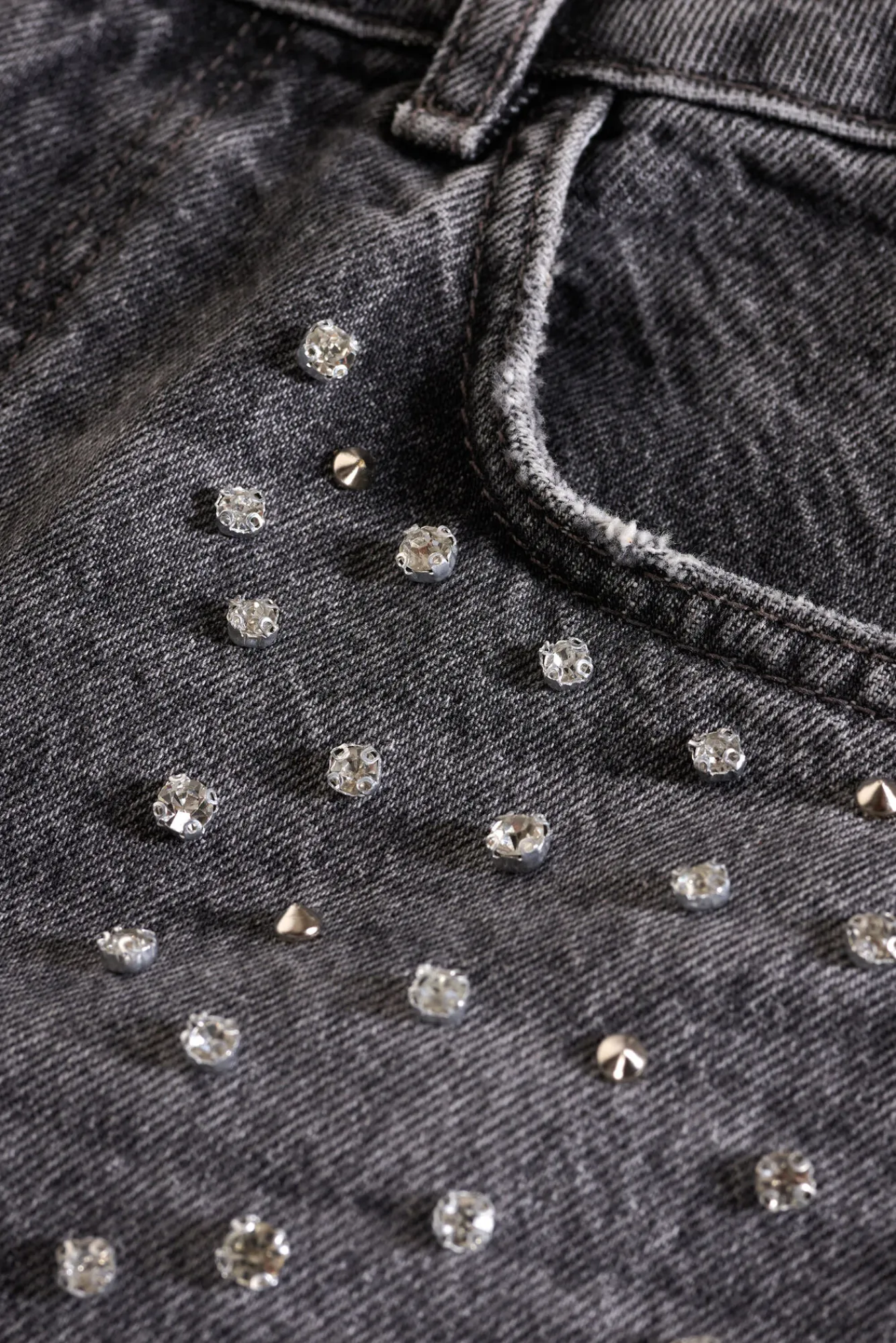 ba&sh Denim*Ideal. Gris