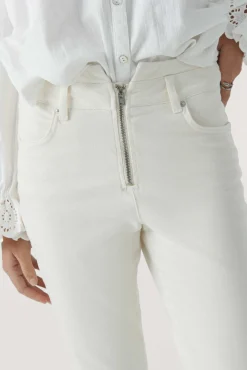 ba&sh Denim*Inzo. Blanc Ecru