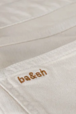 ba&sh Denim*Inzo. Blanc Ecru