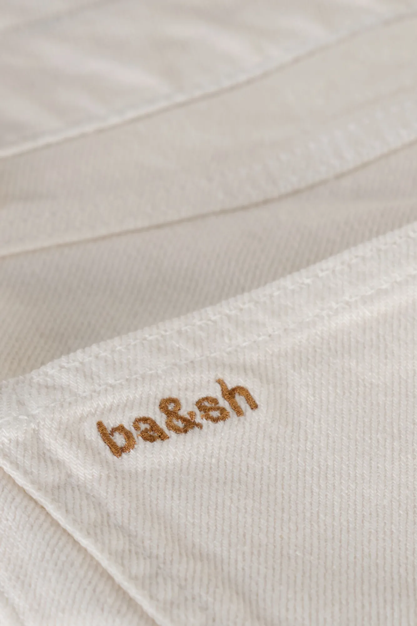 ba&sh Denim*Inzo. Blanc Ecru