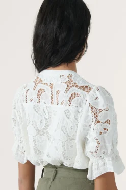 ba&sh Tops & Chemises*Irkin. Blanc