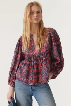 ba&sh Tops & Chemises*Jade. Bleu