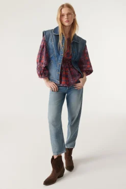 ba&sh Tops & Chemises*Jade. Bleu