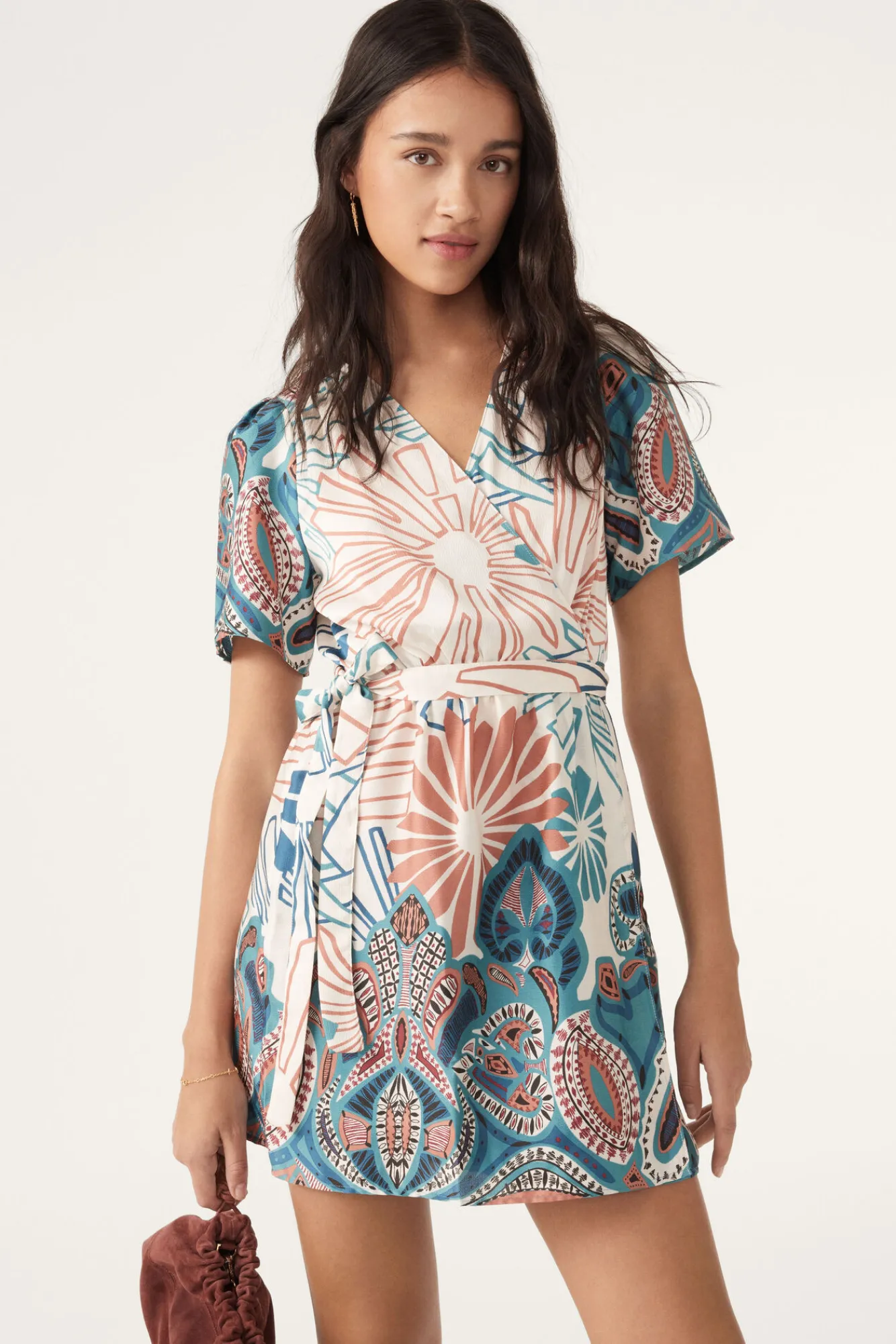 ba&sh Robes*Jara. Bleu