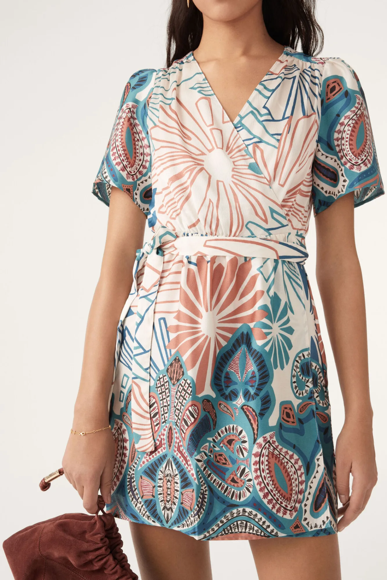ba&sh Robes*Jara. Bleu