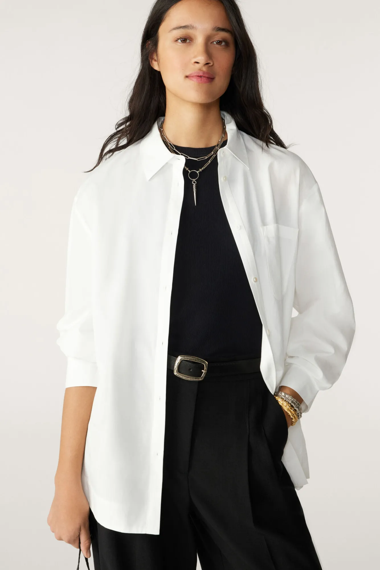 ba&sh Tops & Chemises*Karla. Blanc Ecru