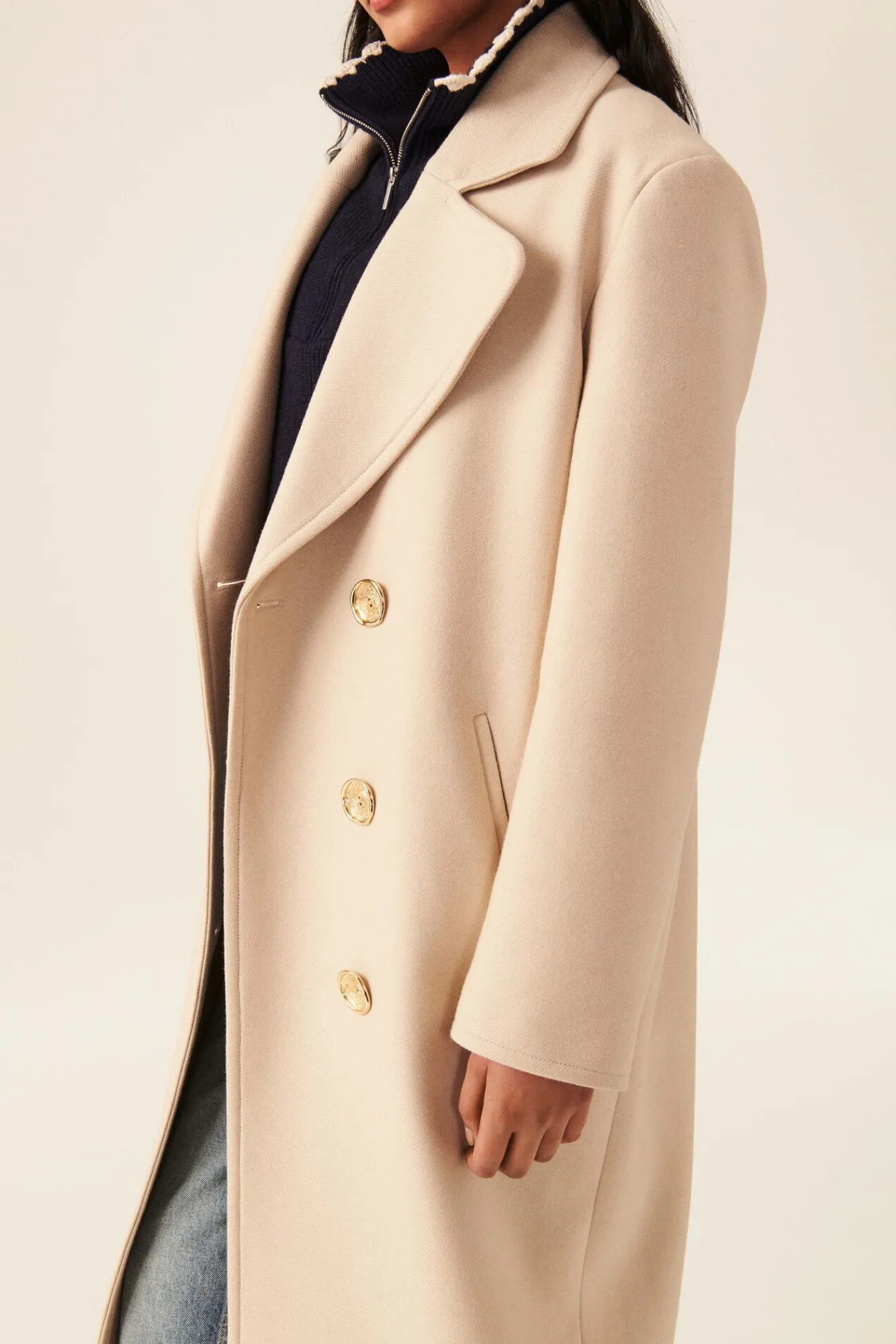 ba&sh Vestes & Manteaux*Kat. Blanc Ecru