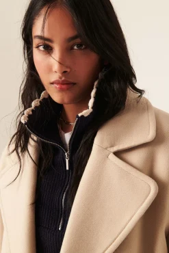 ba&sh Vestes & Manteaux*Kat. Blanc Ecru