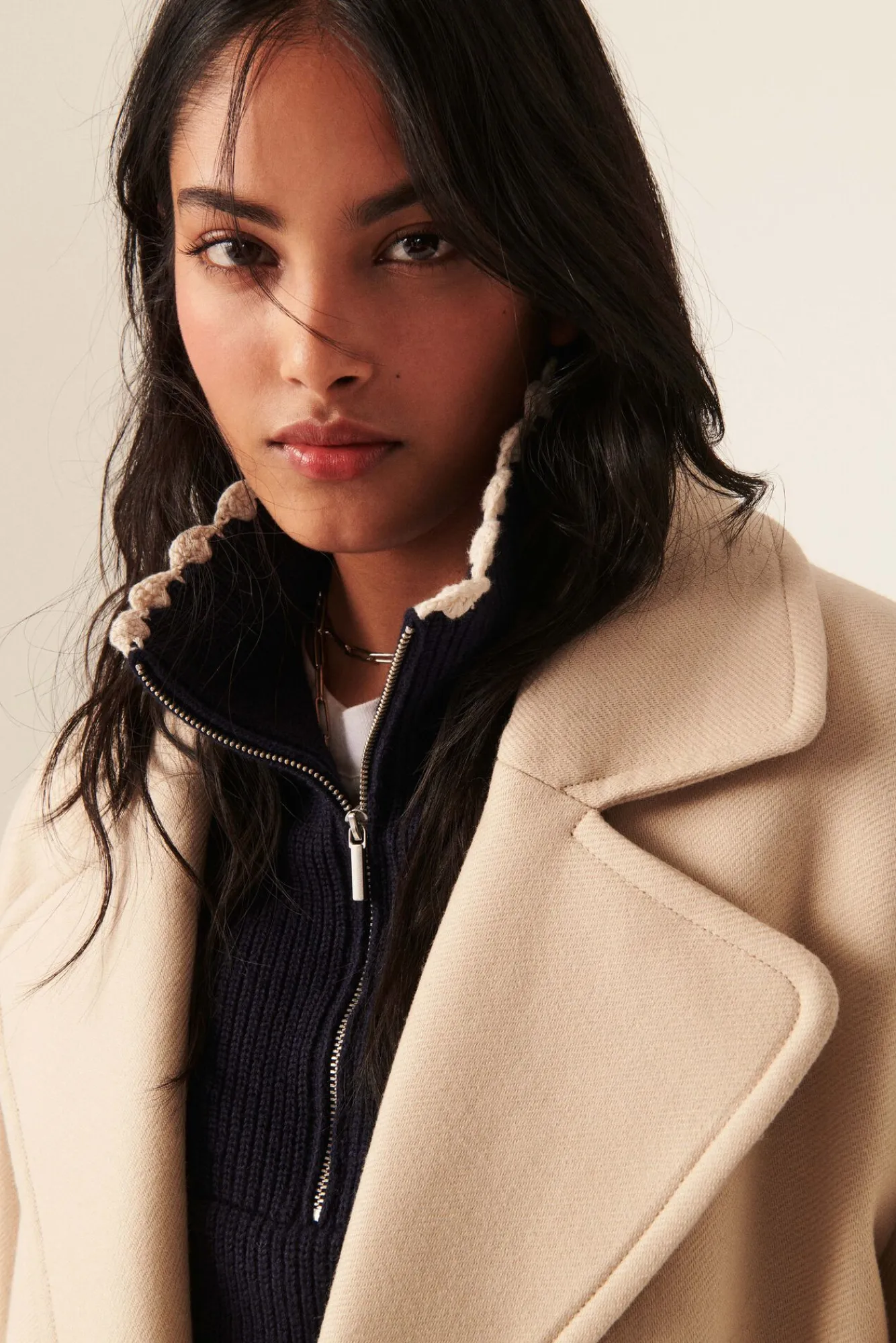 ba&sh Vestes & Manteaux*Kat. Blanc Ecru