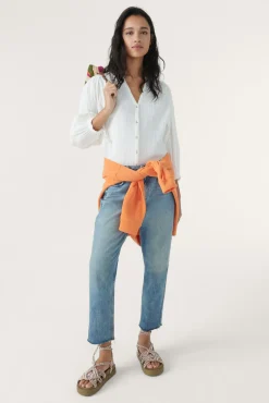 ba&sh Tops & Chemises*Kida. Blanc Ecru