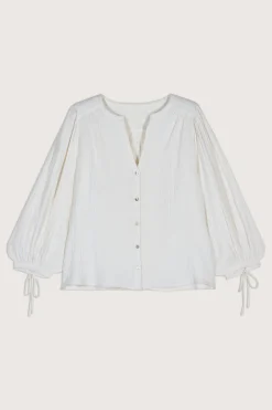 ba&sh Tops & Chemises*Kida. Blanc Ecru