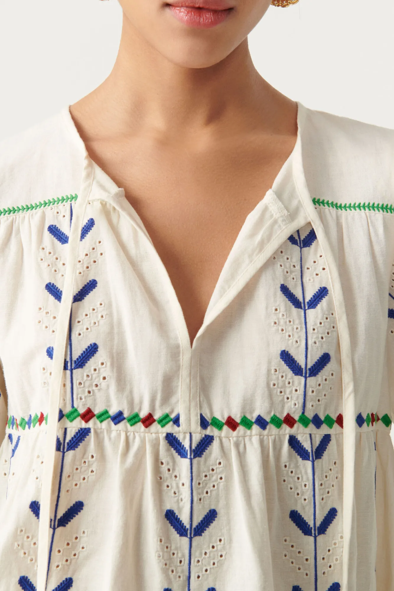 ba&sh Tops & Chemises*Kimber. Blanc Ecru