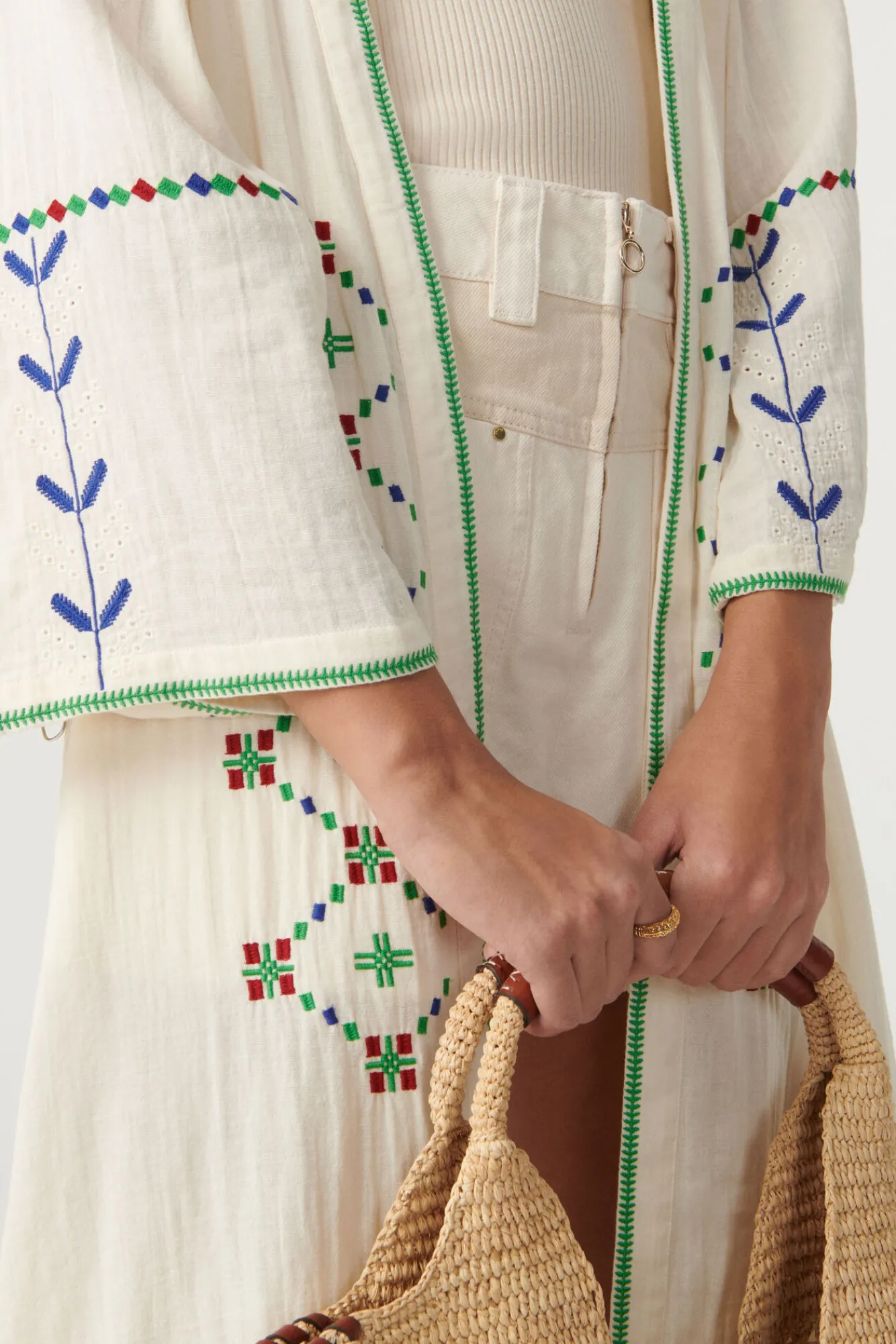 ba&sh Vestes & Manteaux*Kimo. Blanc Ecru