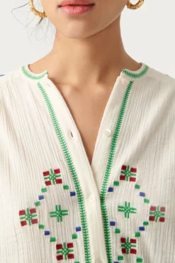 ba&sh Tops & Chemises*Kisko. Blanc Ecru