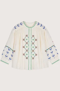 ba&sh Tops & Chemises*Kisko. Blanc Ecru