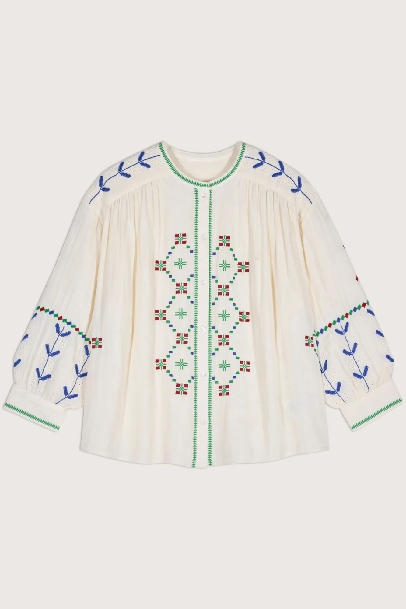 ba&sh Tops & Chemises*Kisko. Blanc Ecru