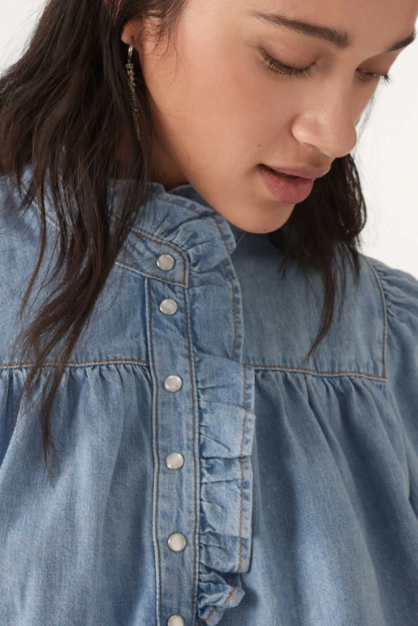 ba&sh Tops & Chemises*Lilac. Bleu