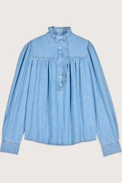ba&sh Tops & Chemises*Lilac. Bleu