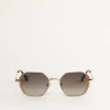 ba&sh Lunettes De Soleil*Lina. Bleu