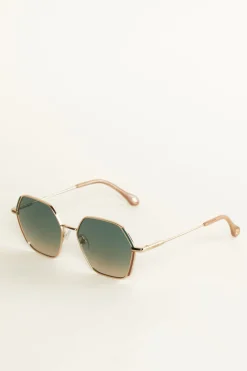 ba&sh Lunettes De Soleil*Lison. Vert
