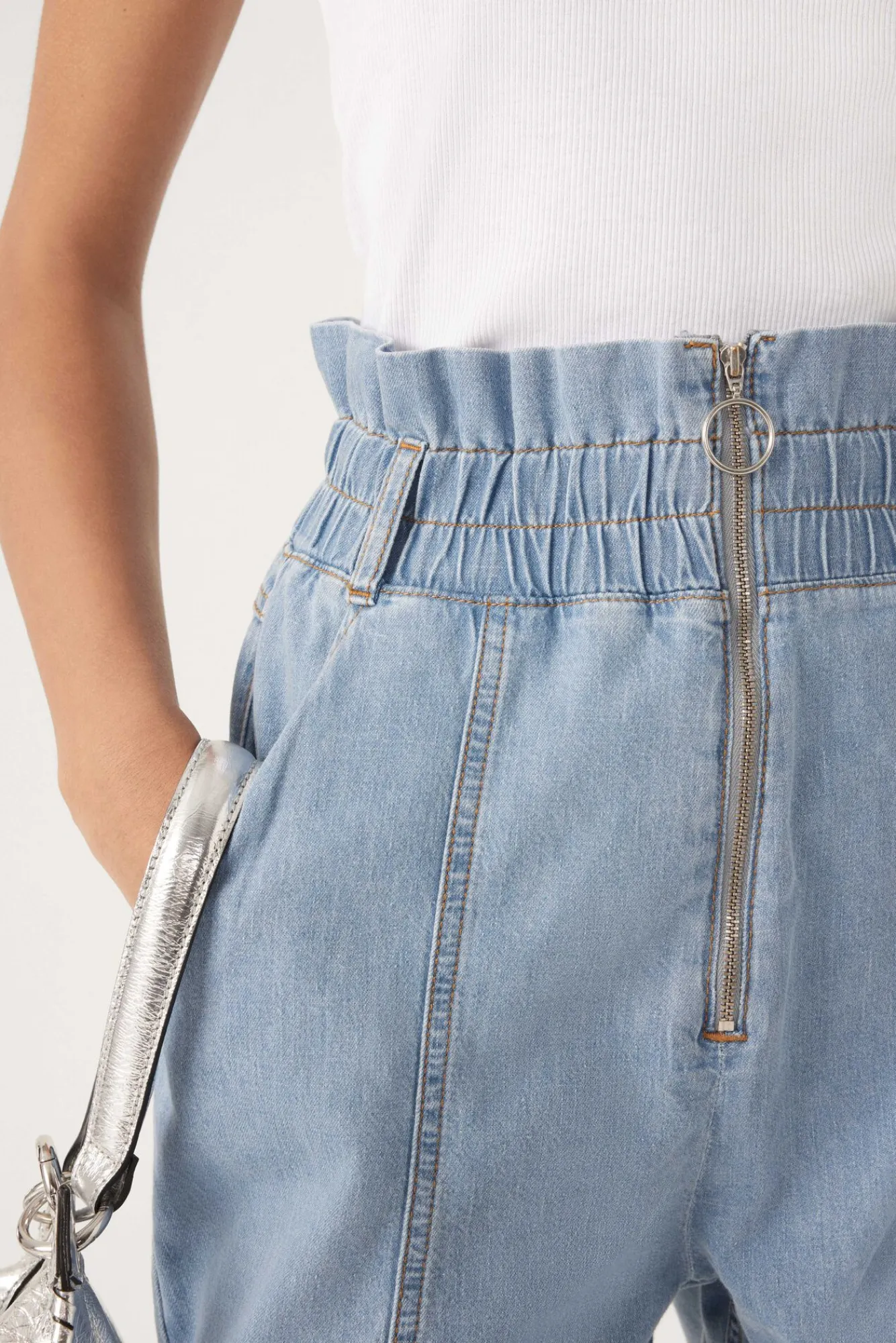 ba&sh Denim*Lony. Bleu