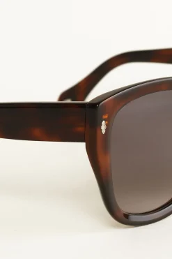 ba&sh Lunettes De Soleil*Lyvie. Marron