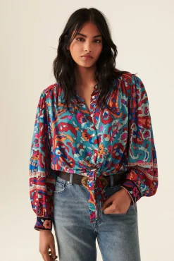 ba&sh Tops & Chemises*Martha. Blanc Ecru