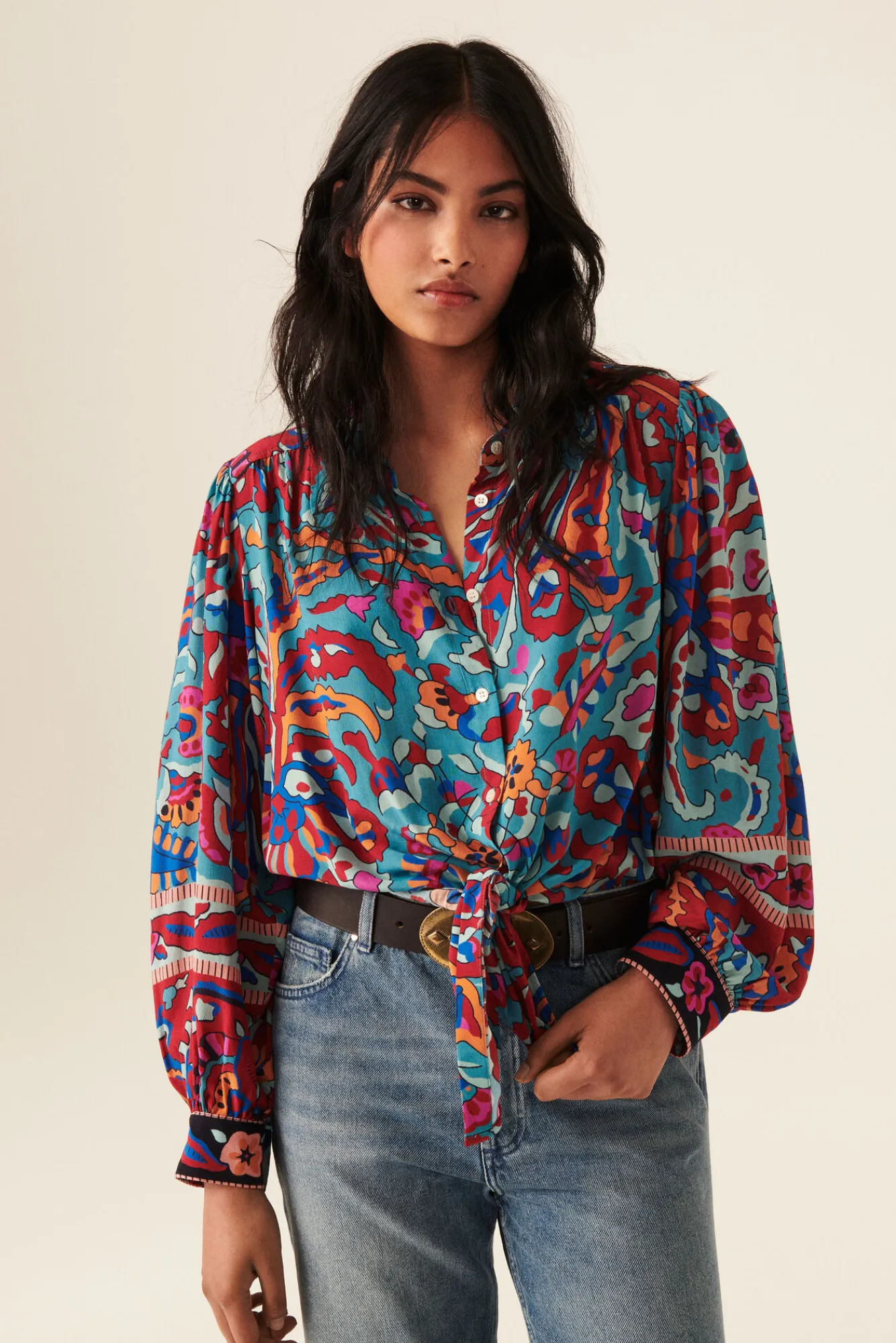 ba&sh Tops & Chemises*Martha. Blanc Ecru
