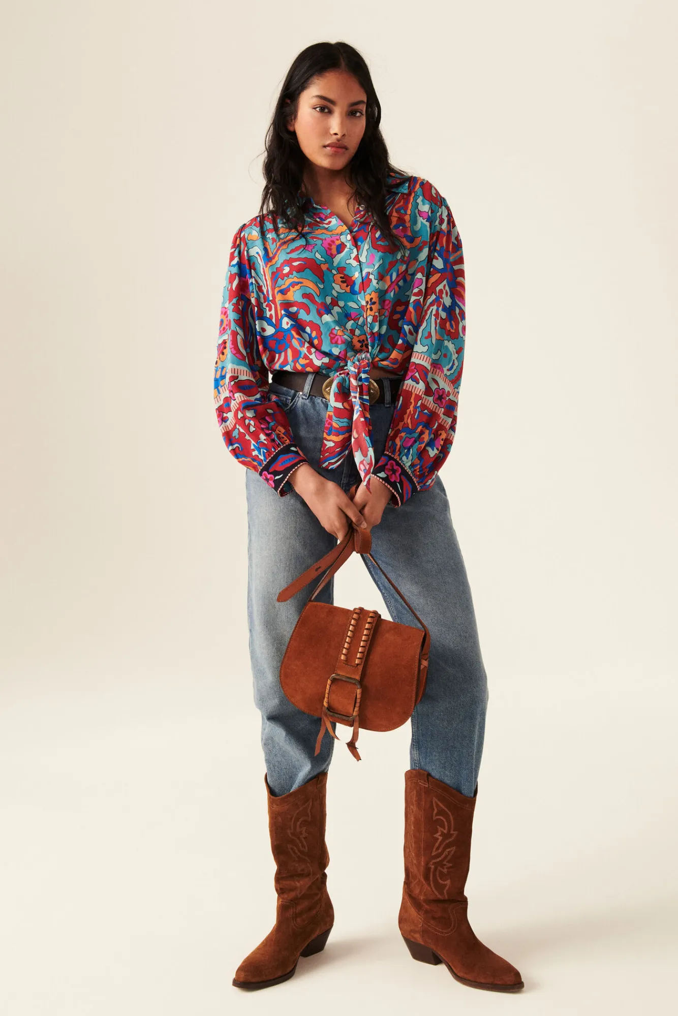 ba&sh Tops & Chemises*Martha. Blanc Ecru
