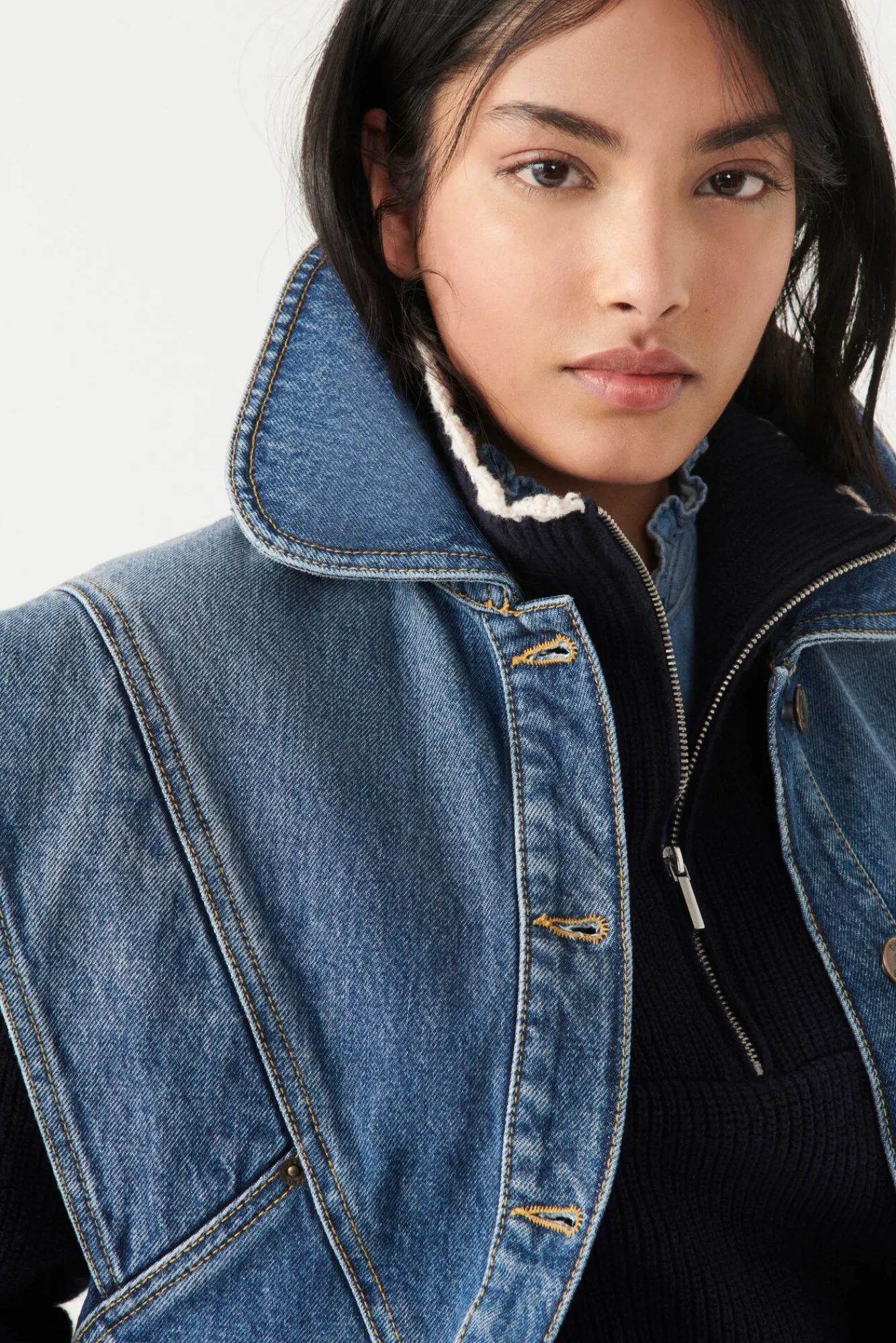 ba&sh Vestes & Manteaux*Max. Bleu