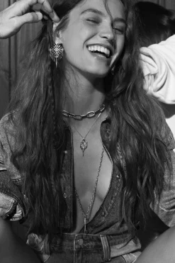 ba&sh Bijoux*Maxi-Punk. Gris
