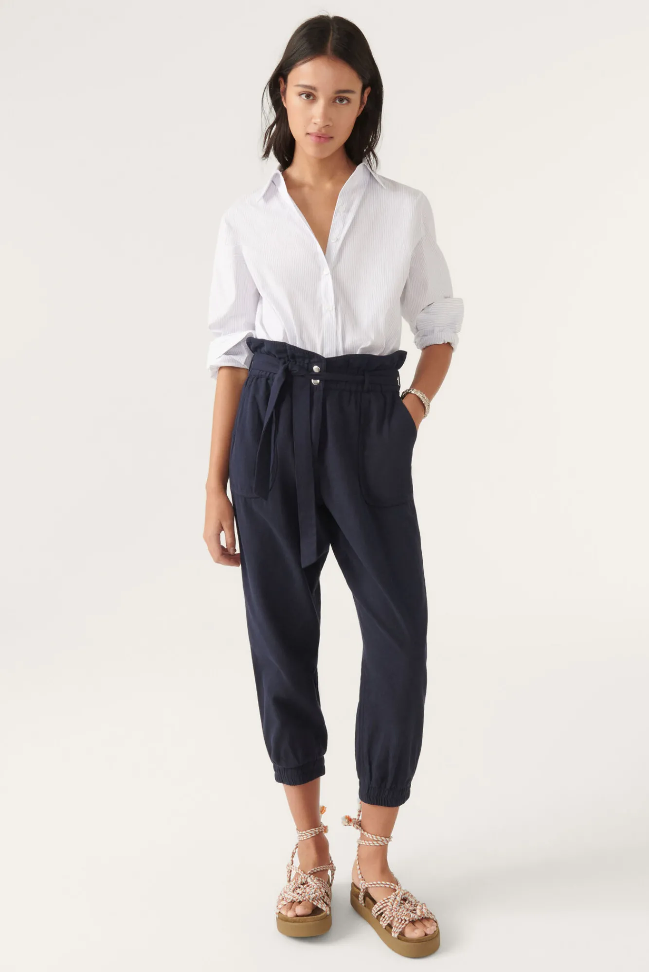 ba&sh Pantalons*Melo. Bleu Nuit