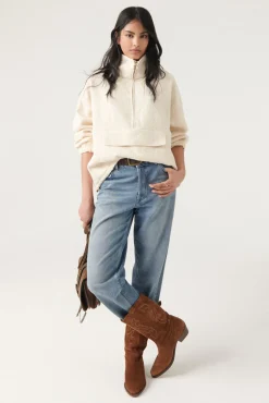 ba&sh Vestes & Manteaux*Menus. Blanc Ecru