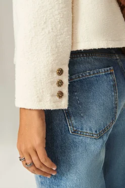 ba&sh Vestes & Manteaux*Meredith. Blanc Ecru