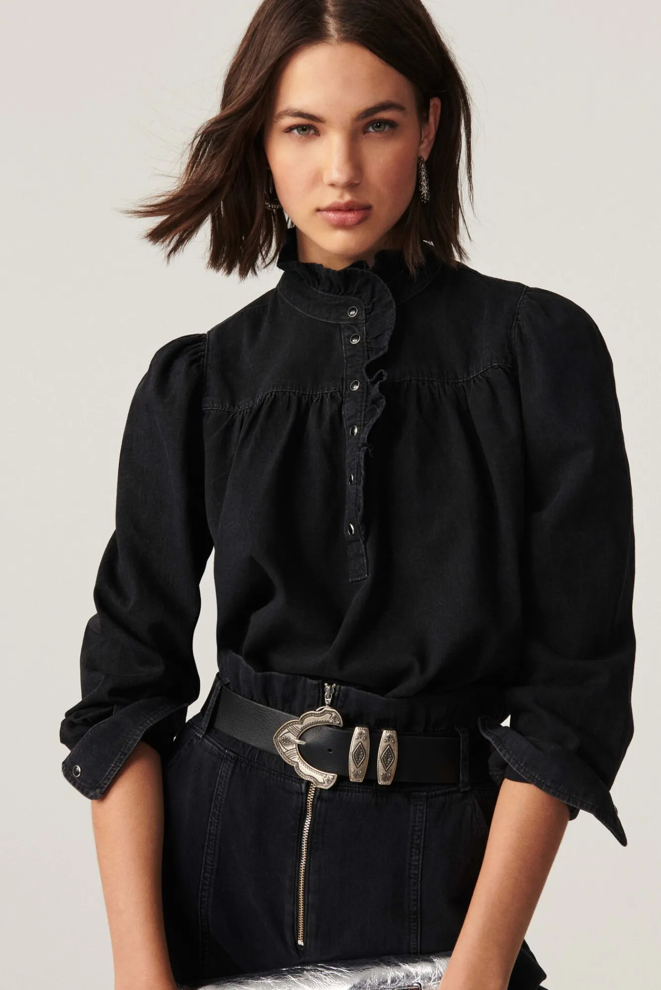 ba&sh Tops & Chemises*Milac. Noir