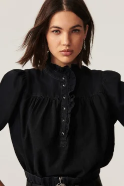 ba&sh Tops & Chemises*Milac. Noir